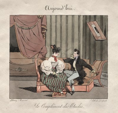 Parisiska tillfällen: Studenternas komplement. av Henry Bonaventure Monnier
