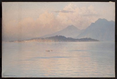 Lago Maggiore, Pallanza, år 1926 (olja) av Henry Brokman-Knudsen