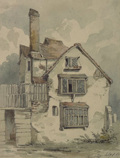 Ett gammalt hus i Cambridge (wc på papper) av Henry Cave