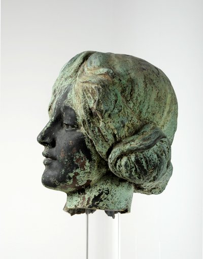 Head of Victory från Leeds War Memorial av Henry Charles Fehr