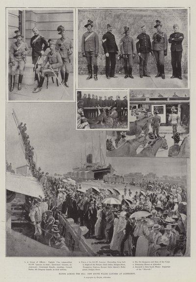 Hands across the Sea, New South Wales Lancers i Aldershot av Henry Charles Seppings Wright