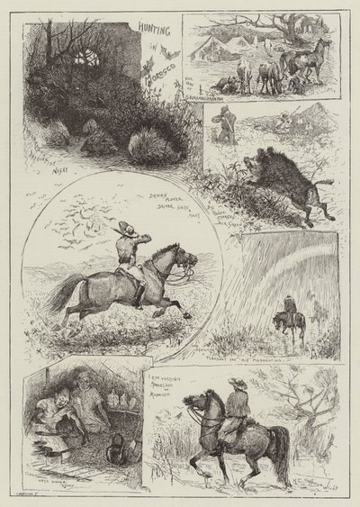 Jakt i Marocko av Henry Charles Seppings Wright