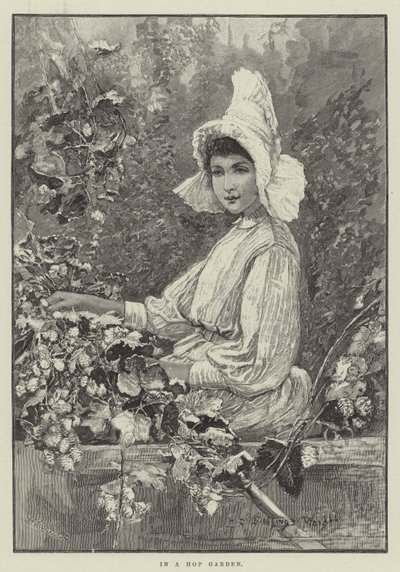 I en humleträdgård av Henry Charles Seppings Wright
