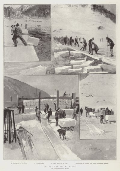 Isskörden i Davos av Henry Charles Seppings Wright
