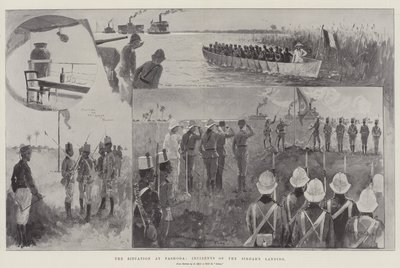Situationen vid Fashoda, Incident of the Cedars Landing av Henry Charles Seppings Wright