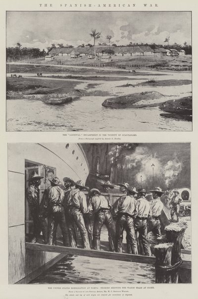 Spansk-amerikanska kriget av Henry Charles Seppings Wright