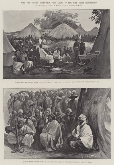Med den brittiska expeditionen från Accra till guldkustens inland av Henry Charles Seppings Wright
