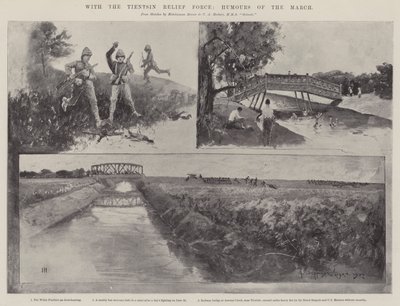 Med Tientsin Relief Force, Marschens humör av Henry Charles Seppings Wright