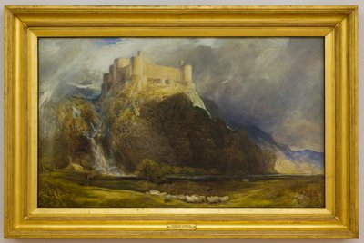 Harlech Castle, Four Square to the Winds that Blow, ca 1894 (olja på duk) av Henry Clarence Whaite