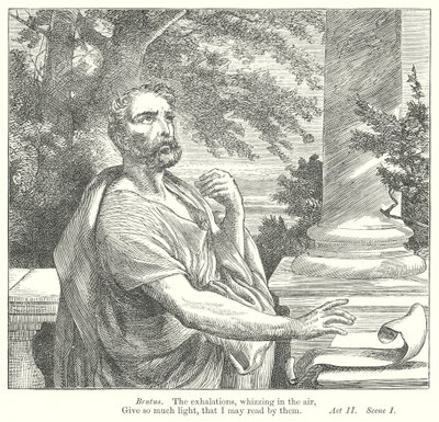 Julius Caesar (gravyr) av Henry Courtney (after) Selous