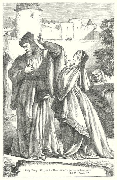Kung Henrik IV del II (gravyr) av Henry Courtney (after) Selous