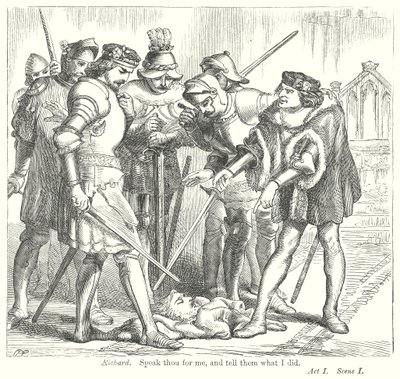 Kung Henrik VI del III (gravyr) av Henry Courtney (after) Selous
