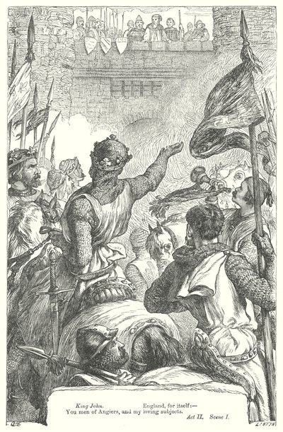 Kung Johan (gravyr) av Henry Courtney (after) Selous