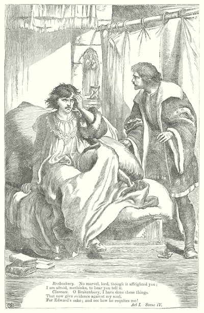 Kung Rikard III (gravyr) av Henry Courtney (after) Selous