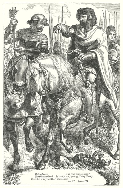 Kung Rikard II (gravyr) av Henry Courtney (after) Selous