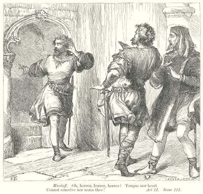 Macbeth (gravyr) av Henry Courtney (after) Selous