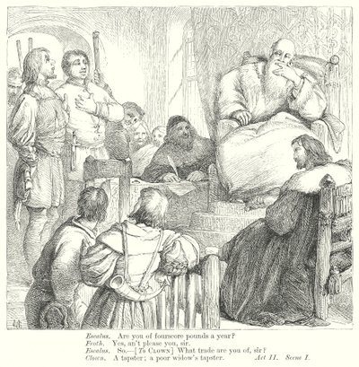 Mått för mått (gravyr) av Henry Courtney (after) Selous