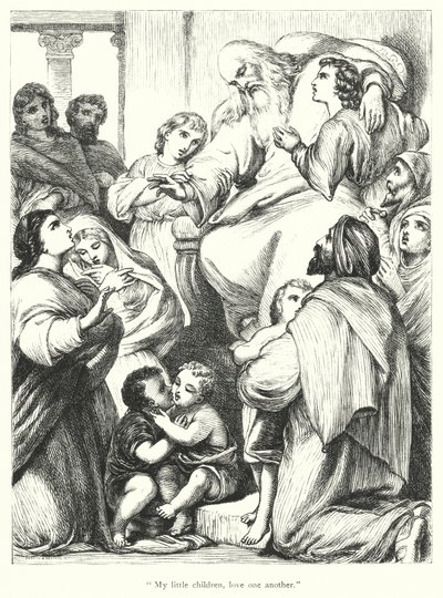 Aposteln Johannes (gravyr) av Henry Courtney (after) Selous