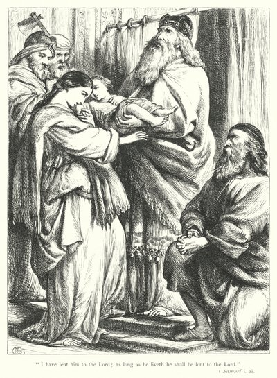 Presentationen av Samuel (gravyr) av Henry Courtney (after) Selous