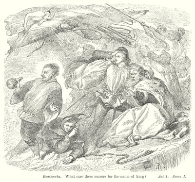 Stormen (gravyr) av Henry Courtney (after) Selous