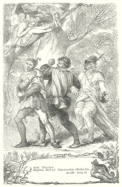 Stormen (gravyr) av Henry Courtney (after) Selous