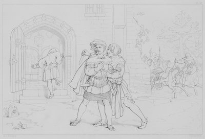 Avsnitt från Robert Bruces liv, enligt Sir Walter Scott av Henry Courtney after Selous