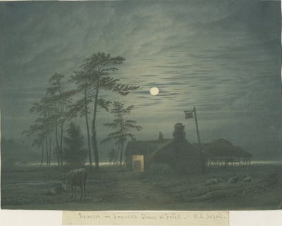 Cannock Chase: målning, nd [1788-1855] av Henry Curzon Allport