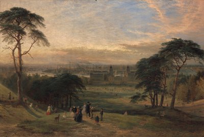 London från Greenwich Hill [1869, Royal Academy of Arts, London, utställningskatalog] av Henry Dawson