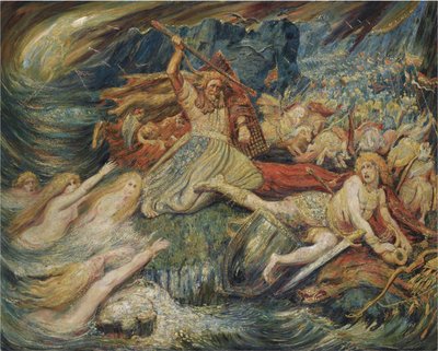 Siegfrieds död, 1899 av Henry De Groux