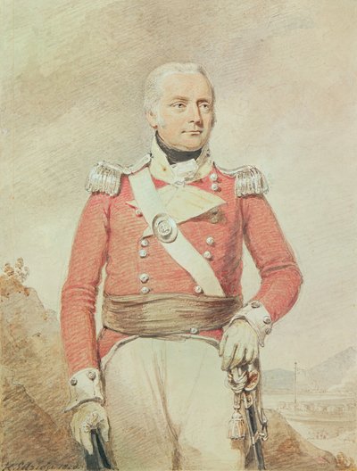 Generalmajor Patrick McKenzie, 1808 av Henry Edridge