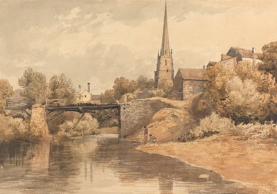 På Monnow, Monmouth av Henry Edridge