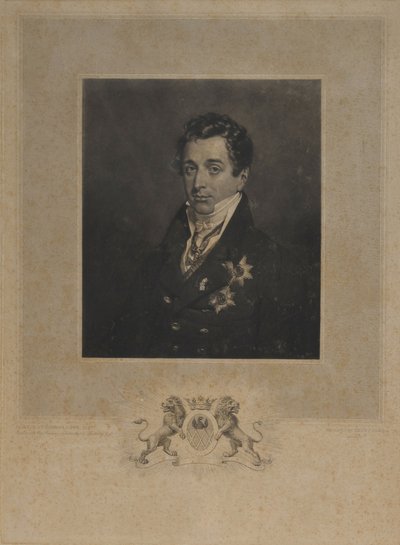 Porträtt av Kyrill Alexandrovich Naryshkin 1786-1838 av Henry Edward Dawe