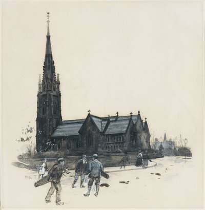 Broughton Park Congregational Chapel av Henry Edward Tidmarsh