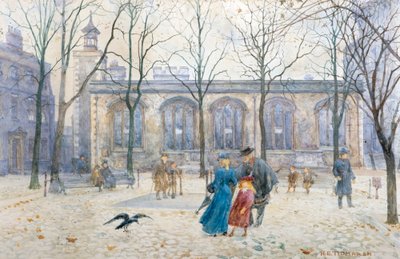 Korpen i kyrkan, Tower of London (akvarell) av Henry Edward Tidmarsh
