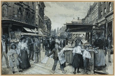 Den gamla marknadsplatsen av Henry Edward Tidmarsh