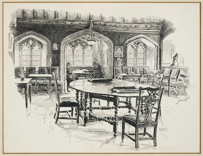 Läsrummet, Chetham College av Henry Edward Tidmarsh