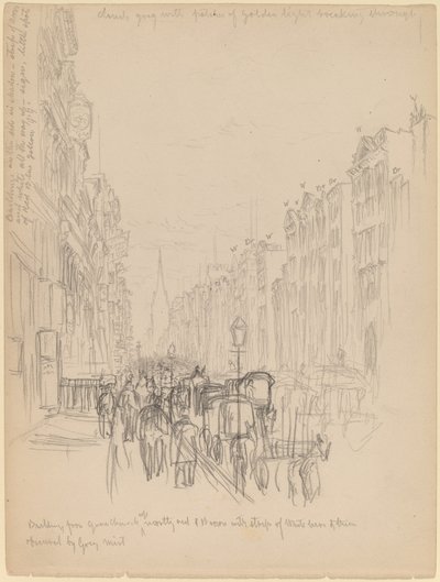 Fifth Avenue Building från Grace Church av Henry Farrer