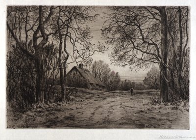 Vinterkväll av Henry Farrer