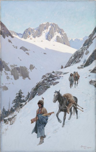 En framgångsrik jakt, 1906. av Henry Francois Farny