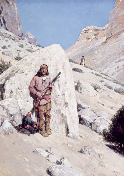 Spänning, 1890 av Henry Francois Farny