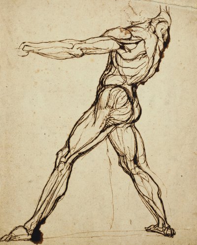 Ett nakenkastande, av Johann Heinrich Füssli