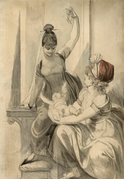 Mor och hennes familj på landet av Henry Fuseli