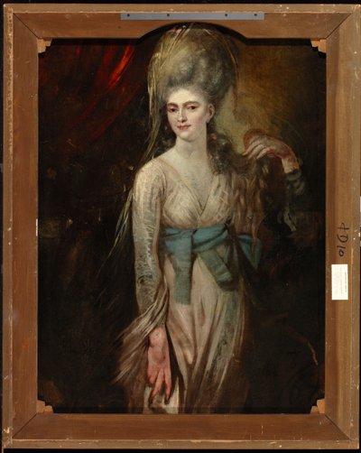 Porträtt av en dam av Johann Heinrich Füssli