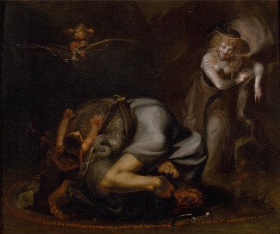 Scene of Witches, från The Masque of Queens av Ben Jonson av Johann Heinrich Füssli