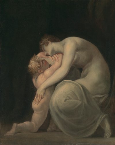 Tekemessa och Eurysakes av Johann Heinrich Füssli