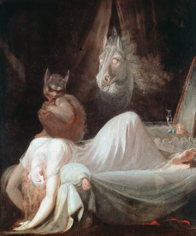 Mardrömmen, c1790 av Johann Heinrich Füssli