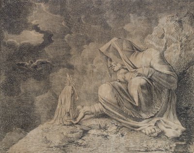 Häxan och mandraken, omkring 1812 av Johann Heinrich Füssli
