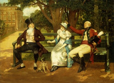Tävlar om uppmärksamhet, av Henry Gillard Glindoni