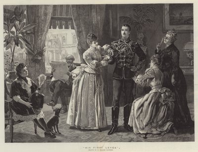 Hans första Levee av Henry Gillard Glindoni