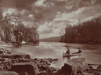 Lower Jaws, Dells of the Wisconsin,1903 (foto) av Henry Hamilton Bennett